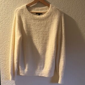 Banana Republic Cream Fuzzy Sweater